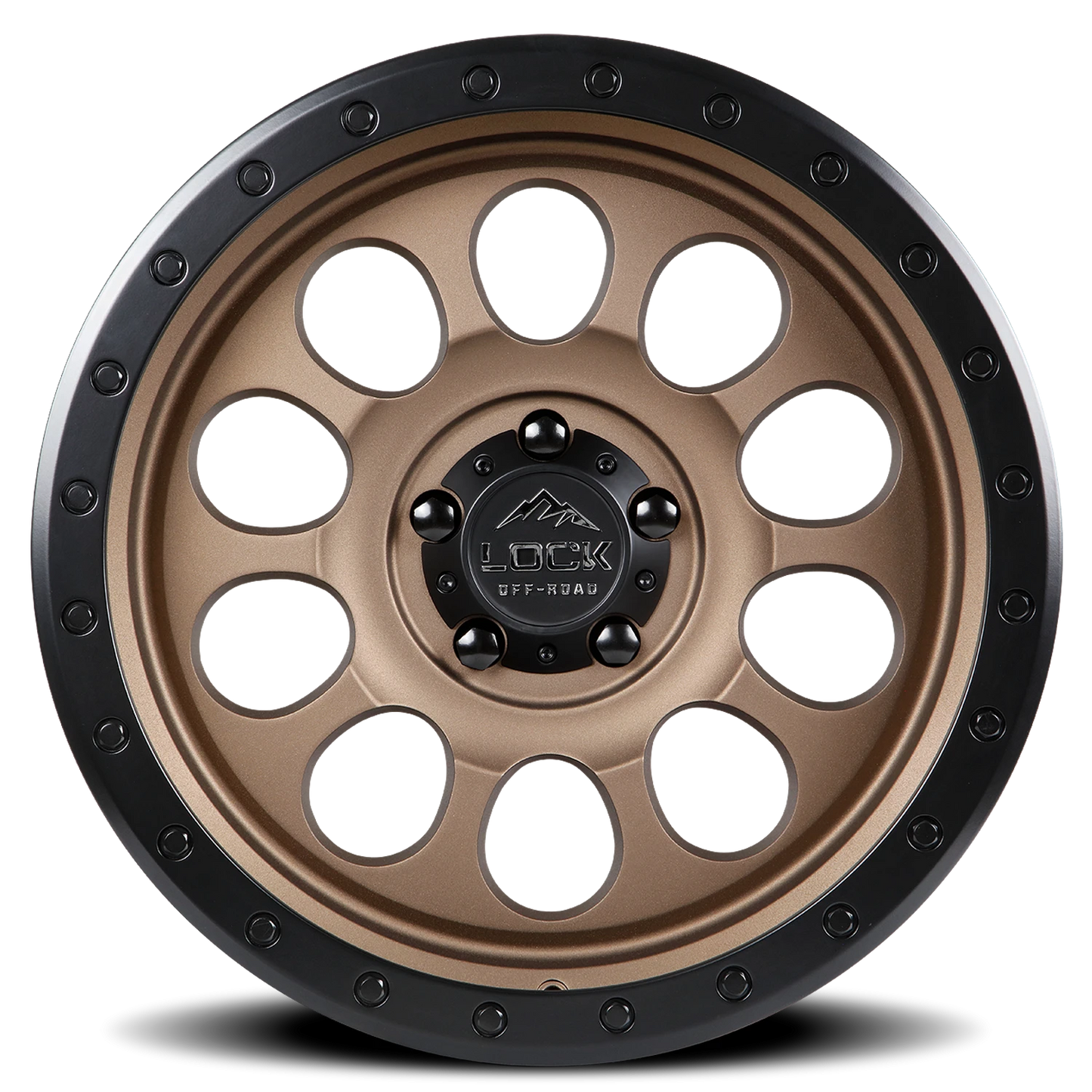 50CAL | 17X9 | 6X139.7 | +0 | MATTE DESERT BRONZE W MATTE BLACK RING | 50CAL-7969MRMBR - Image 3