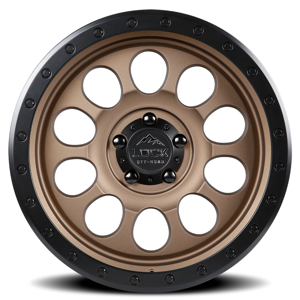 50CAL | 17X9 | 6X139.7 | +0 | MATTE DESERT BRONZE W MATTE BLACK RING | 50CAL-7969MRMBR - Image 3