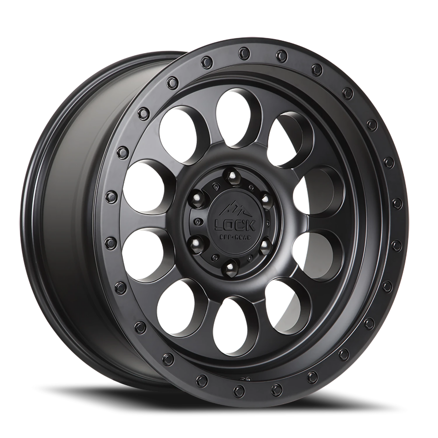 50CAL | 17X9 | 5X127 | +0 | MATTE BLACK W MATTE BLACK RING | 50CAL-7957MB