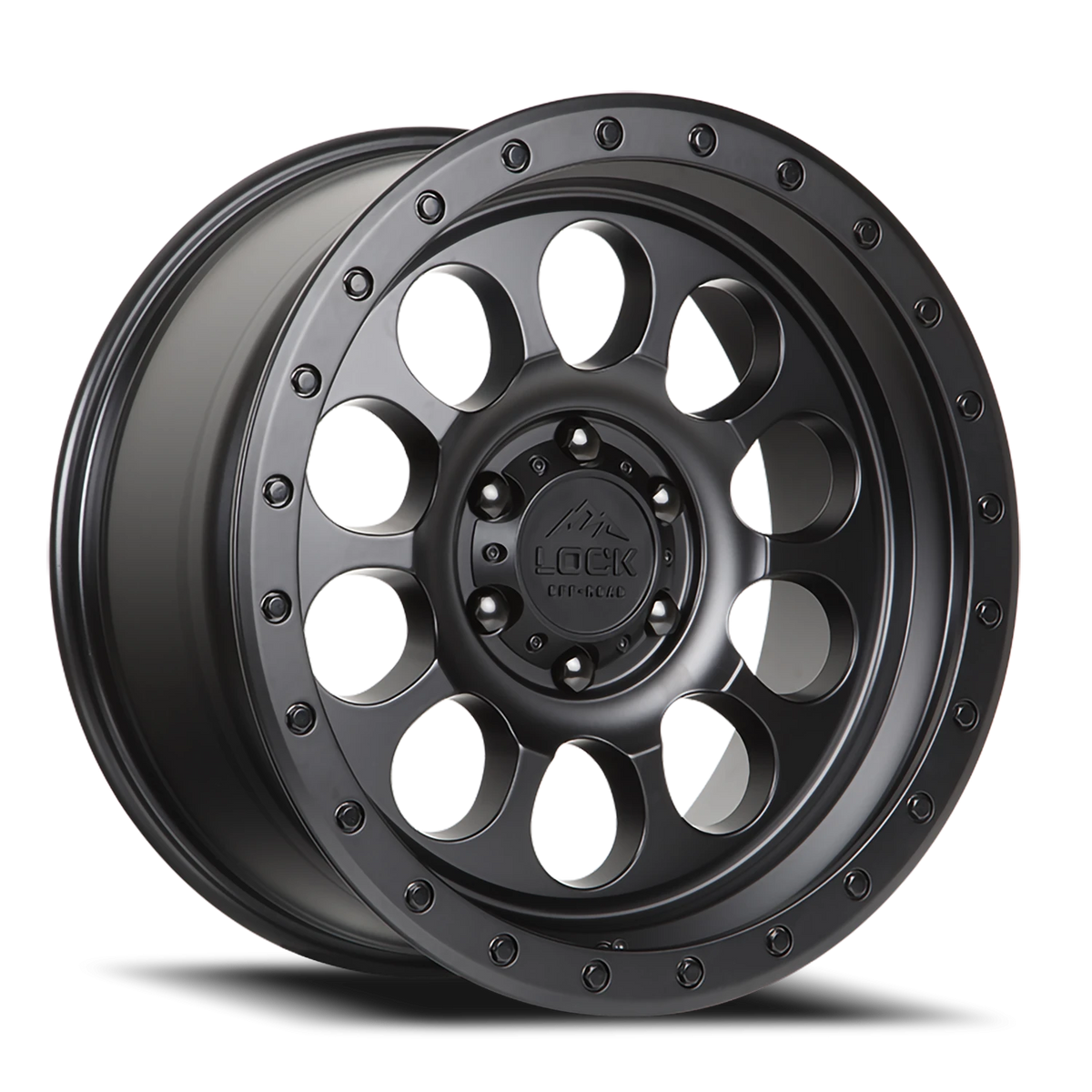 50CAL | 17X9 | 5X127 | +0 | MATTE BLACK W MATTE BLACK RING | 50CAL-7957MB
