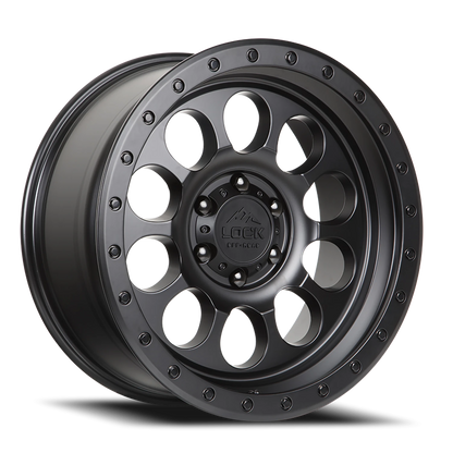50CAL | 17X9 | 5X127 | +0 | MATTE BLACK W MATTE BLACK RING | 50CAL-7957MB