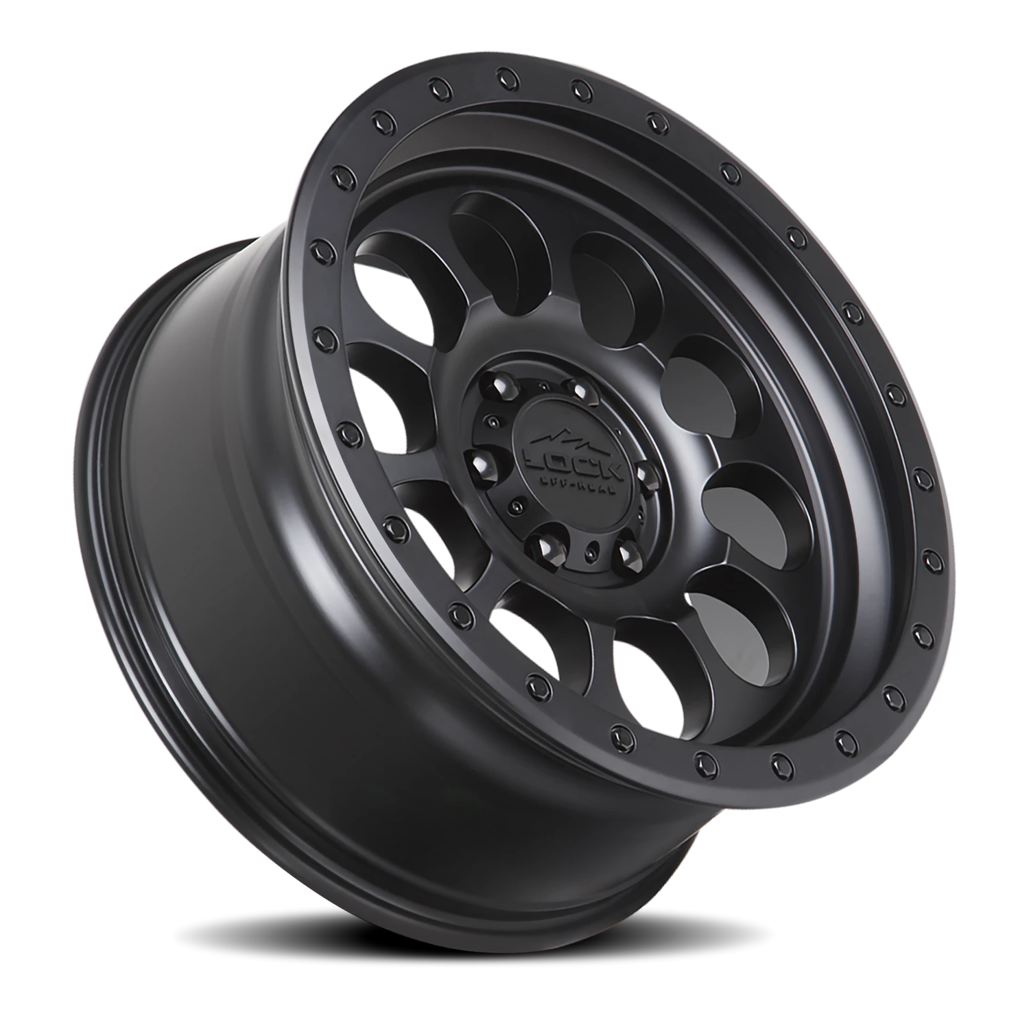 50CAL | 17X9 | 5X127 | +0 | MATTE BLACK W MATTE BLACK RING | 50CAL-7957MB - Image 2