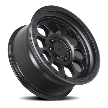50CAL | 17X9 | 5X127 | +0 | MATTE BLACK W MATTE BLACK RING | 50CAL-7957MB - Image 2