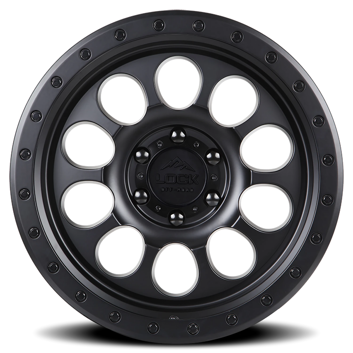 50CAL | 17X9 | 6X139.7 | +0 | MATTE BLACK W MATTE BLACK RING | 50CAL-7969MB - Image 3
