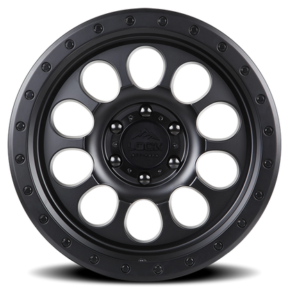 50CAL | 17X9 | 6X139.7 | +0 | MATTE BLACK W MATTE BLACK RING | 50CAL-7969MB - Image 3