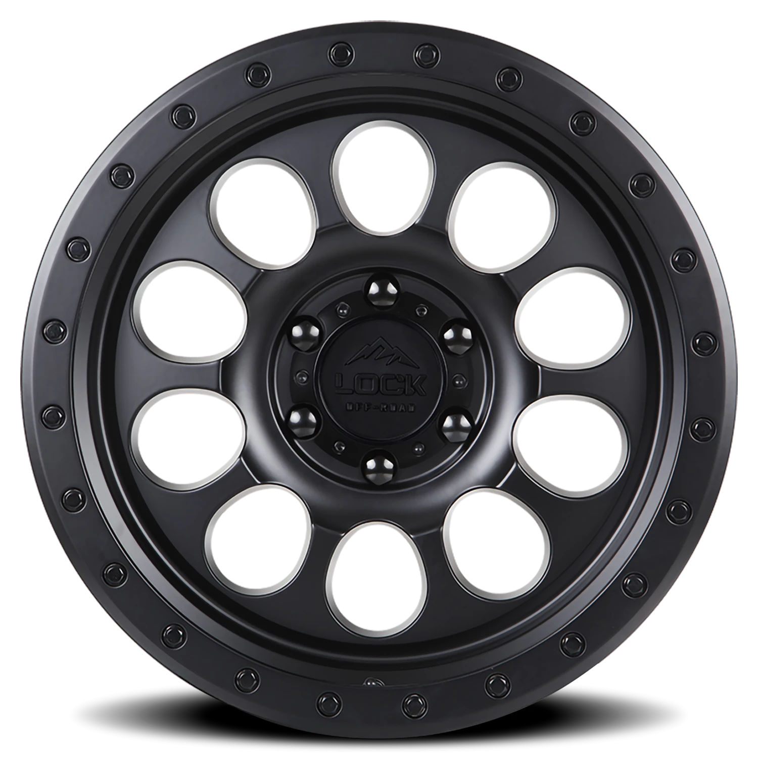 50CAL | 20X9 | 6X135 | +0 | MATTE BLACK W MATTE BLACK RING | 50CAL-2963MB - Image 3