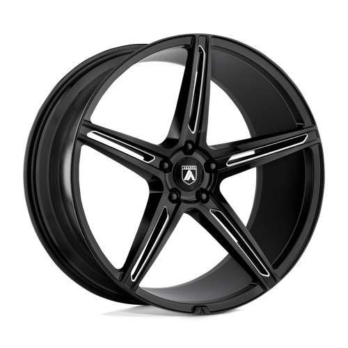 Asanti Black | ABL-22 ALPHA 5 | 22.0x9.00 | 5X120 | 14 | GLOSS BLACK MILLED