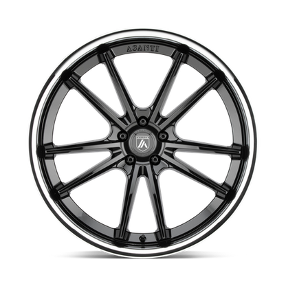 Asanti Black | ABL-23 SIGMA | 20.0x9.00 | 5X114.3 | 35 | GLOSS BLACK W/ CHROME LIP