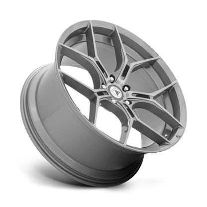 Asanti Black | ABL-37 MONARCH | 20.0x9.00 | 5X112 | 38 | TITANIUM BRUSHED