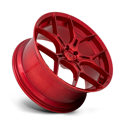 Asanti Black | ABL-37 MONARCH | 22.0x9.00 | 5X115 | 15 | CANDY RED