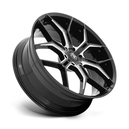 Asanti Black | ABL-38 MONARCH TRUCK | 22.0x9.50 | 6X135 | 38 | GLOSS BLACK MILLED