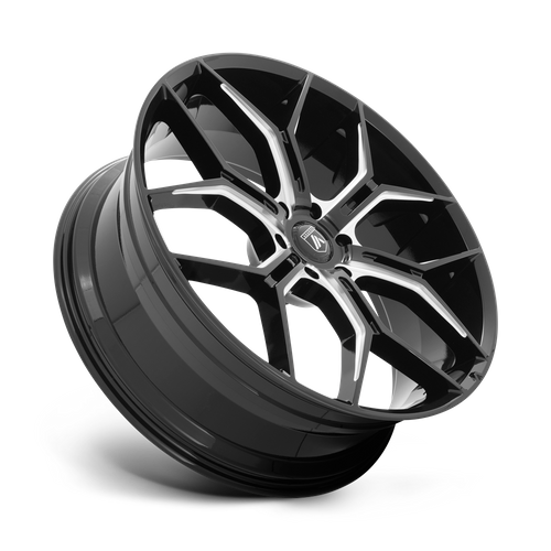 Asanti Black | ABL-38 MONARCH TRUCK | 22.0x9.50 | 6X139.7 | 20 | GLOSS BLACK MILLED