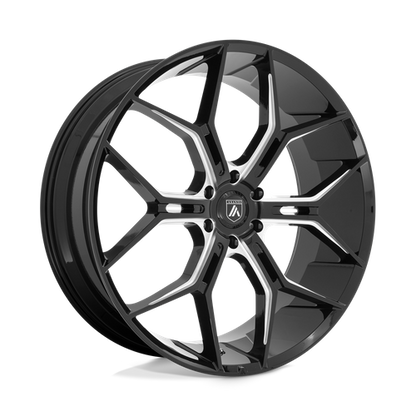 Asanti Black | ABL-38 MONARCH TRUCK | 22.0x9.50 | 6X135 | 38 | GLOSS BLACK MILLED