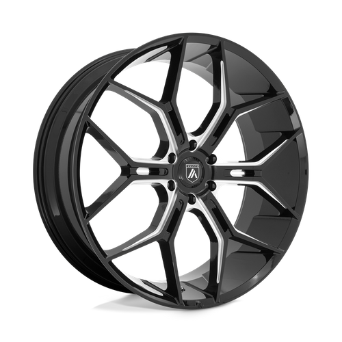 Asanti Black | ABL-38 MONARCH TRUCK | 22.0x9.50 | 6X139.7 | 20 | GLOSS BLACK MILLED