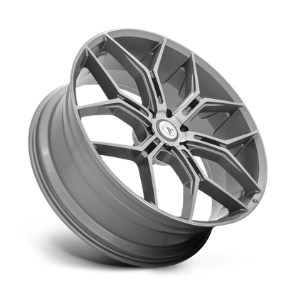 Asanti Black | ABL-38 MONARCH TRUCK | 22.0x9.50 | 6X120 | 38 | TITANIUM BRUSHED
