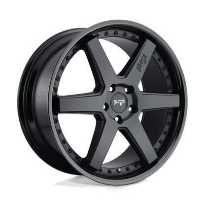 Niche 1PC | M192 ALTAIR | 18.0x8.50 | 5X112 | 42 | GLOSS BLACK MATTE BLACK