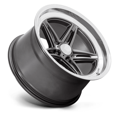 American Racing Vintage | VN514 GROOVE | 18.0x8.00 | 5X127 | 0 | ANTHRACITE W/ DIAMOND CUT LIP