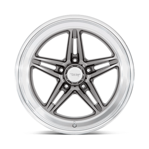 American Racing Vintage | VN514 GROOVE | 18.0x8.00 | 5X127 | 0 | ANTHRACITE W/ DIAMOND CUT LIP