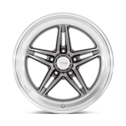 American Racing Vintage | VN514 GROOVE | 18.0x8.00 | 5X127 | 0 | ANTHRACITE W/ DIAMOND CUT LIP