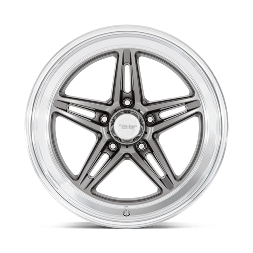American Racing Vintage | VN514 GROOVE | 18.0x10.00 | 5X127 | 0 | ANTHRACITE W/ DIAMOND CUT LIP