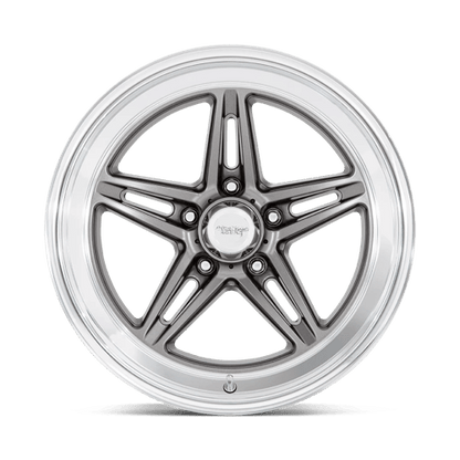 American Racing Vintage | VN514 GROOVE | 18.0x10.00 | 5X127 | 0 | ANTHRACITE W/ DIAMOND CUT LIP