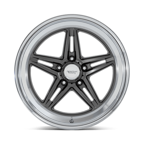American Racing Vintage | VN514 GROOVE | 20.0x10.00 | 5X120.65 | -20 | ANTHRACITE W/ DIAMOND CUT LIP