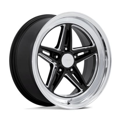American Racing Vintage | VN514 GROOVE | 20.0x10.00 | 5X120.65 | 6 | GLOSS BLACK W/ DIAMOND CUT LIP