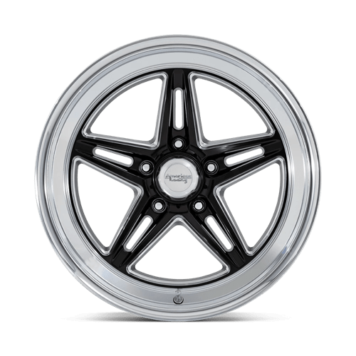 American Racing Vintage | VN514 GROOVE | 20.0x8.50 | 5X127 | 6 | GLOSS BLACK W/ DIAMOND CUT LIP