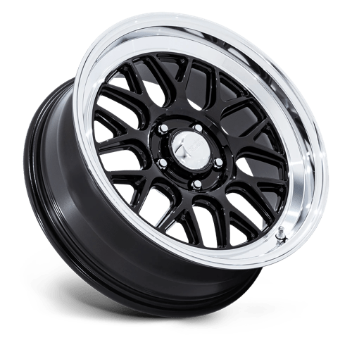 American Racing Vintage | VN516 G-FORCE | 17.0x7.00 | 5X114.3 | 0 | GLOSS BLACK W/ DC-LIP