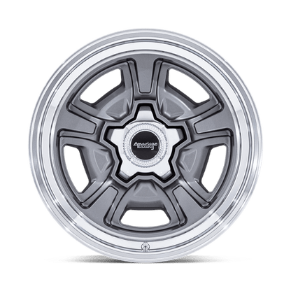 American Racing Vintage | VN517 MARAUDER | 18.0x9.00 | 5X120.65 | 6 | ANTHRACITE W/ DIAMOND CUT LIP