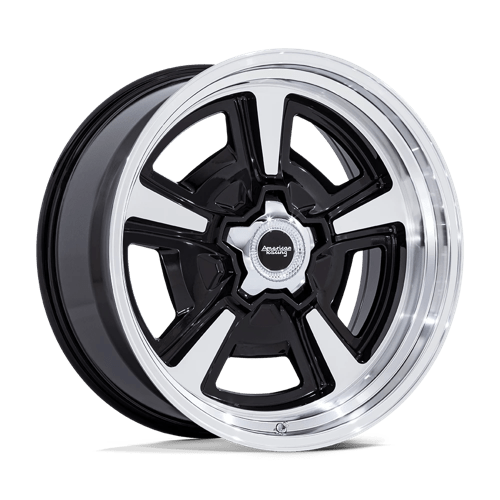 American Racing Vintage | VN517 MARAUDER | 18.0x8.00 | 5X139.7 | 0 | GLOSS BLACK MCH W/ DIA-CUT LIP