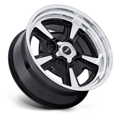 American Racing Vintage | VN517 MARAUDER | 22.0x10.00 | 5X120.65 | 6 | GLOSS BLACK MCH W/ DIA-CUT LIP