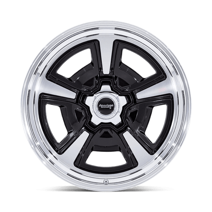 American Racing Vintage | VN517 MARAUDER | 18.0x9.00 | 5X120.65 | 6 | GLOSS BLACK MCH W/ DIA-CUT LIP