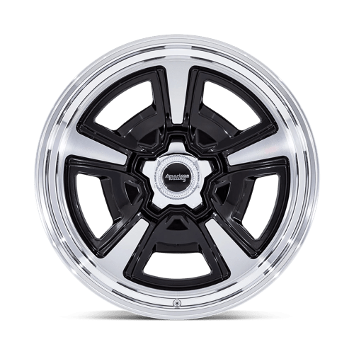 American Racing Vintage | VN517 MARAUDER | 20.0x8.50 | 5X120.65 | 6 | GLOSS BLACK MCH W/ DIA-CUT LIP