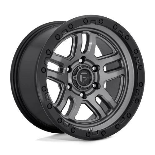 Fuel 1PC | D701 AMMO | 17.0x9.00 | 6X139.7 | -12 | MATTE GUNMETAL BLACK BEAD RING