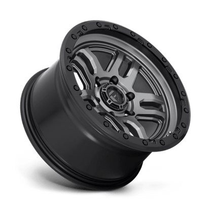 Fuel 1PC | D701 AMMO | 18.0x9.00 | 6X139.7 | 20 | MATTE GUNMETAL BLACK BEAD RING