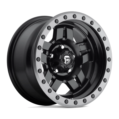 Fuel 1PC | D557 ANZA | 15.0x8.00 | 5X114.3 | -18 | MATTE BLACK GUN METAL RING