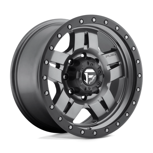 Fuel 1PC | D558 ANZA | 17.0x8.50 | 5X114.3 | -6 | MATTE GUNMETAL BLACK BEAD RING