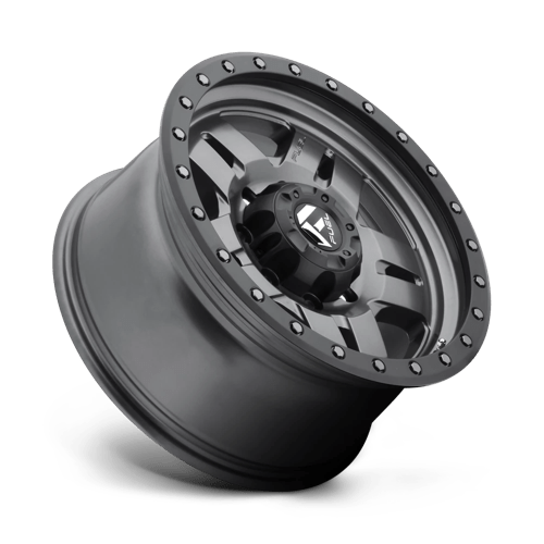 Fuel 1PC | D558 ANZA | 15.0x8.00 | 5X114.3 | -18 | MATTE GUNMETAL BLACK BEAD RING