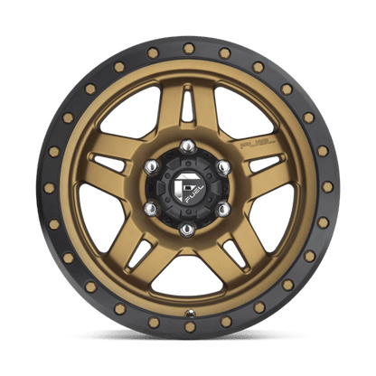 Fuel 1PC | D583 ANZA | 18.0x9.00 | 6X139.7 | 20 | MATTE BRONZE BLACK BEAD RING