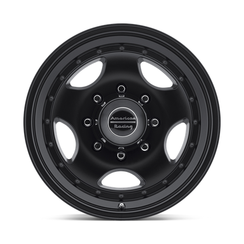 American Racing | AR23 | 16.0x8.00 | 8X165.1 | 0 | SATIN BLACK W/ CLEAR COAT