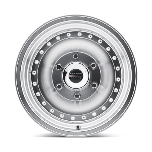 American Racing | AR61 OUTLAW I | 14.0x7.00 | 5X114.3 | 0 | MACHINED W/ CLEAR COAT