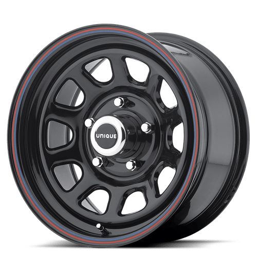 American Racing | AR767 | 16.0x8.00 | 8X165.1 | 12 | GLOSS BLACK W/ STRIPES