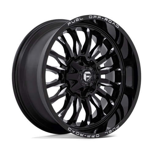 Fuel 1PC | D795 ARC | 22.0x10.00 | 6X135/6X139.7 | -18 | GLOSS BLACK MILLED