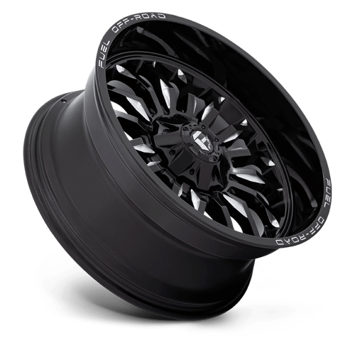 Fuel 1PC | D795 ARC | 22.0x10.00 | 6X135/6X139.7 | -18 | GLOSS BLACK MILLED