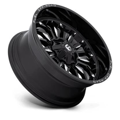 Fuel 1PC | D795 ARC | 22.0x10.00 | 6X135/6X139.7 | -18 | GLOSS BLACK MILLED