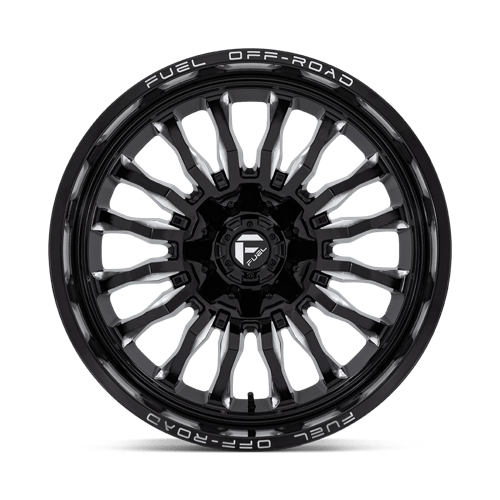 Fuel 1PC | D795 ARC | 22.0x10.00 | 6X135/6X139.7 | -18 | GLOSS BLACK MILLED
