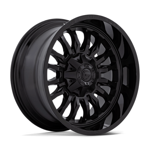Fuel 1PC | D796 ARC | 20.0x10.00 | 6X135/6X139.7 | -18 | MATTE BLACK W/ GLOSS BLACK LIP