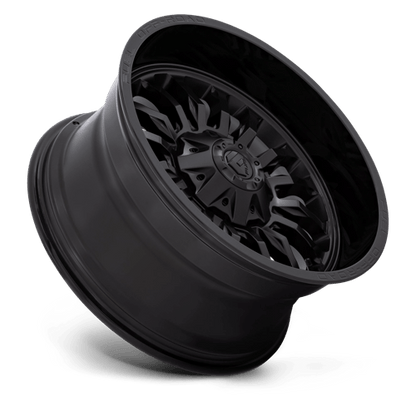 Fuel 1PC | D796 ARC | 20.0x10.00 | 6X135/6X139.7 | -18 | MATTE BLACK W/ GLOSS BLACK LIP