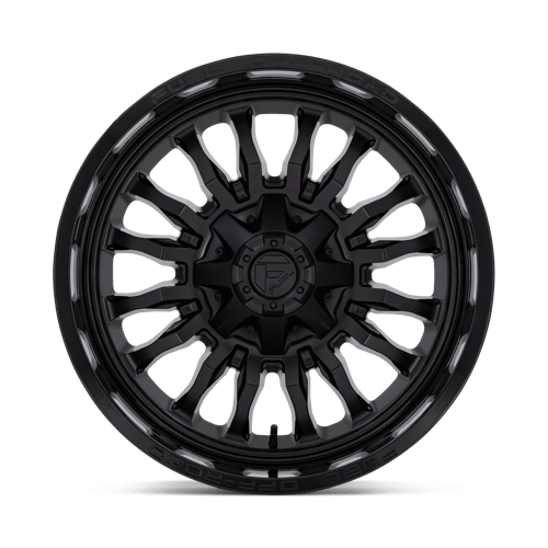 Fuel 1PC | D796 ARC | 20.0x10.00 | 6X135/6X139.7 | -18 | MATTE BLACK W/ GLOSS BLACK LIP